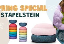 Stapelstein Spring Specials – Frühlingsfarben für Bewegung und Spiel