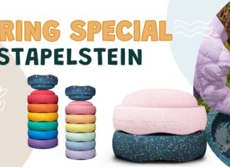 Stapelstein Spring Specials – Frühlingsfarben für Bewegung und Spiel