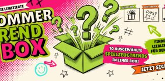 Sommer Trend Box 2026 – 10 Spielzeugtrends in einer Überraschungsbox